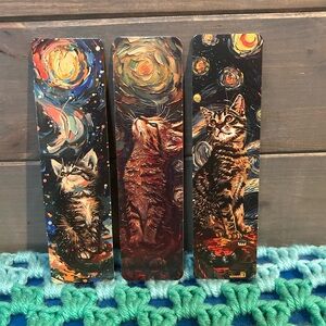 3/$10 Cat Bookmark Set
